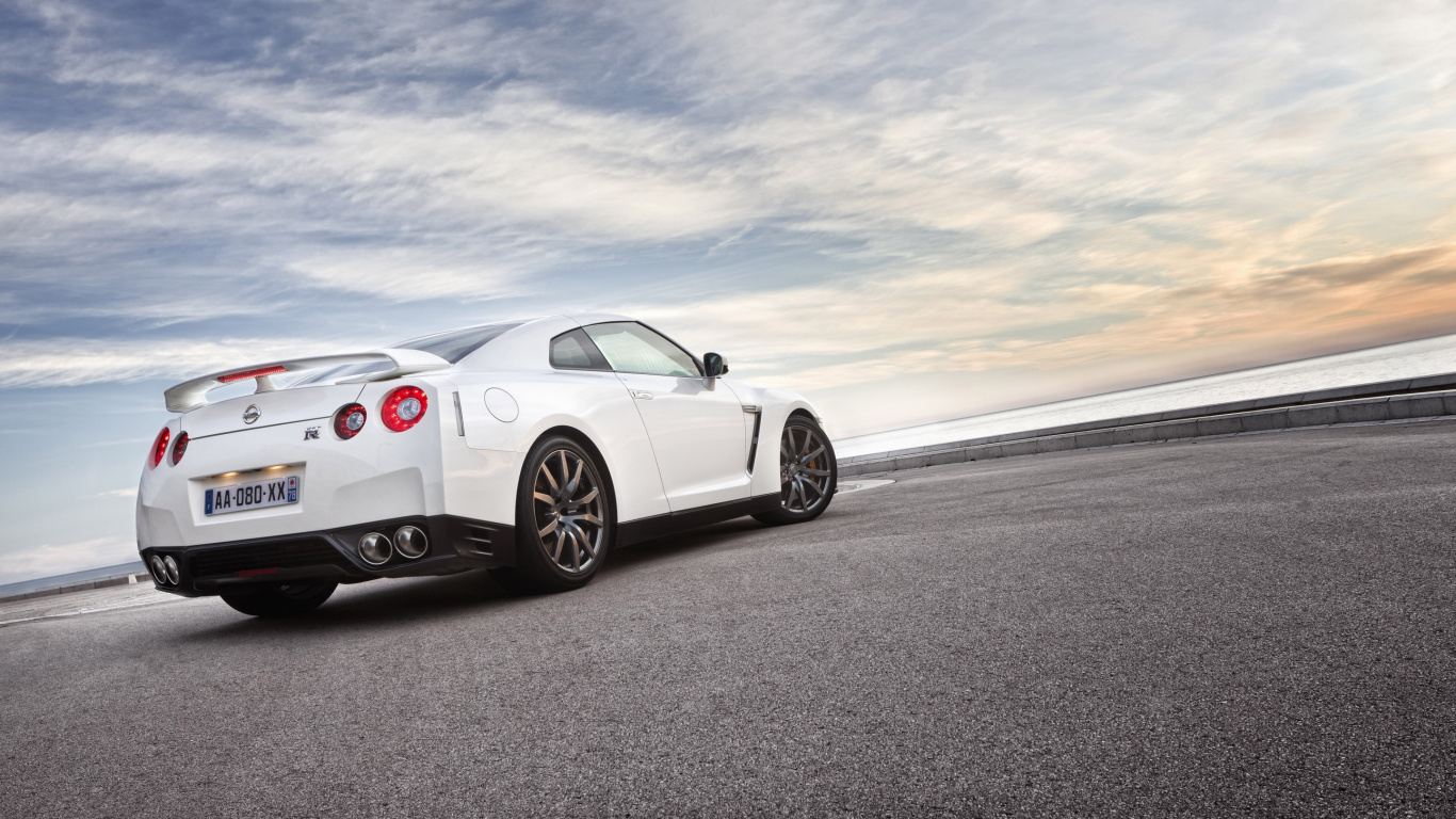 Обои авто, Ниссан, спорткар, суперкар, обод в разрешении 1366x768