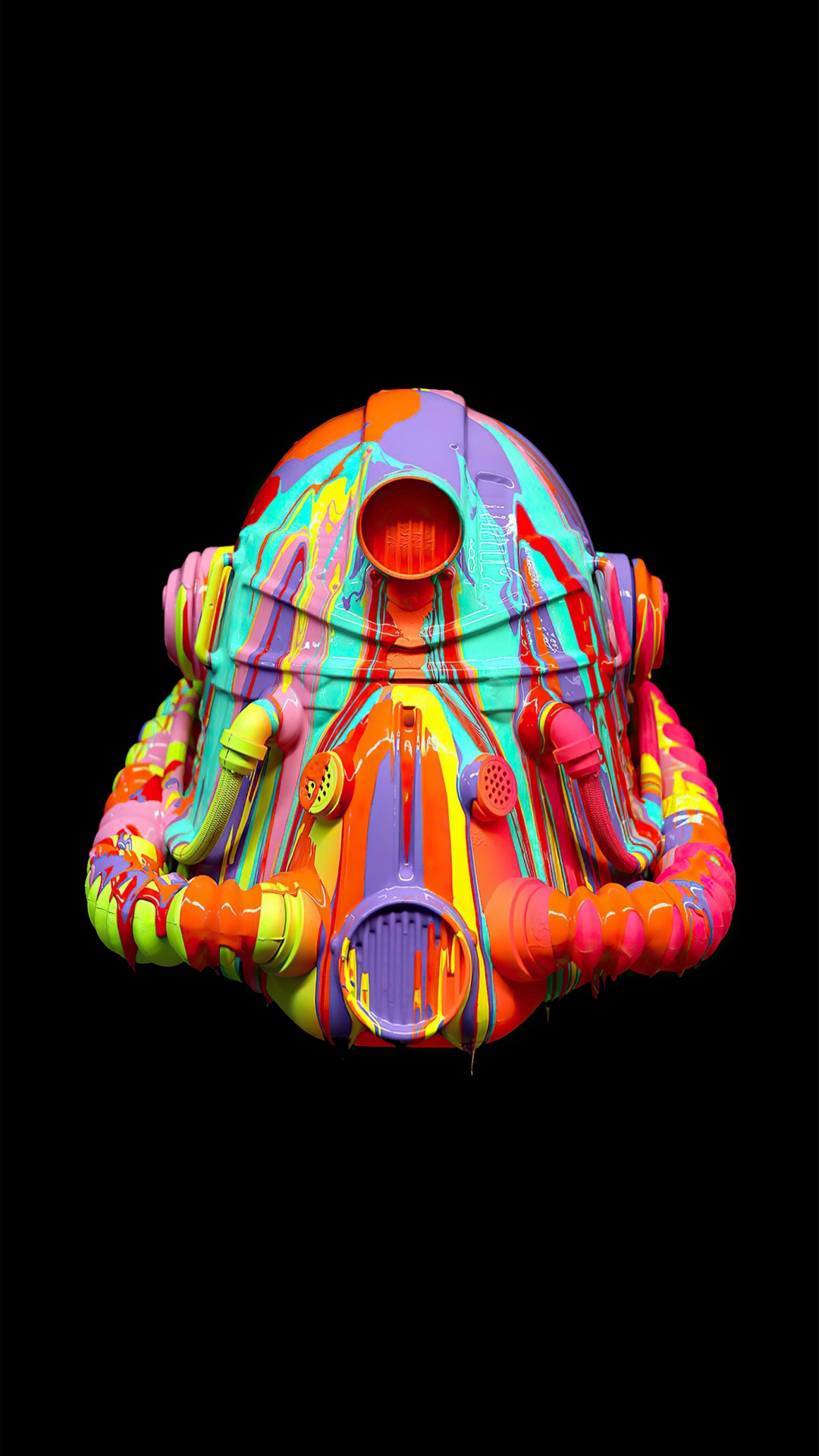 Обои амолед, OLED, свет, арт, физика в разрешении 1080x1920