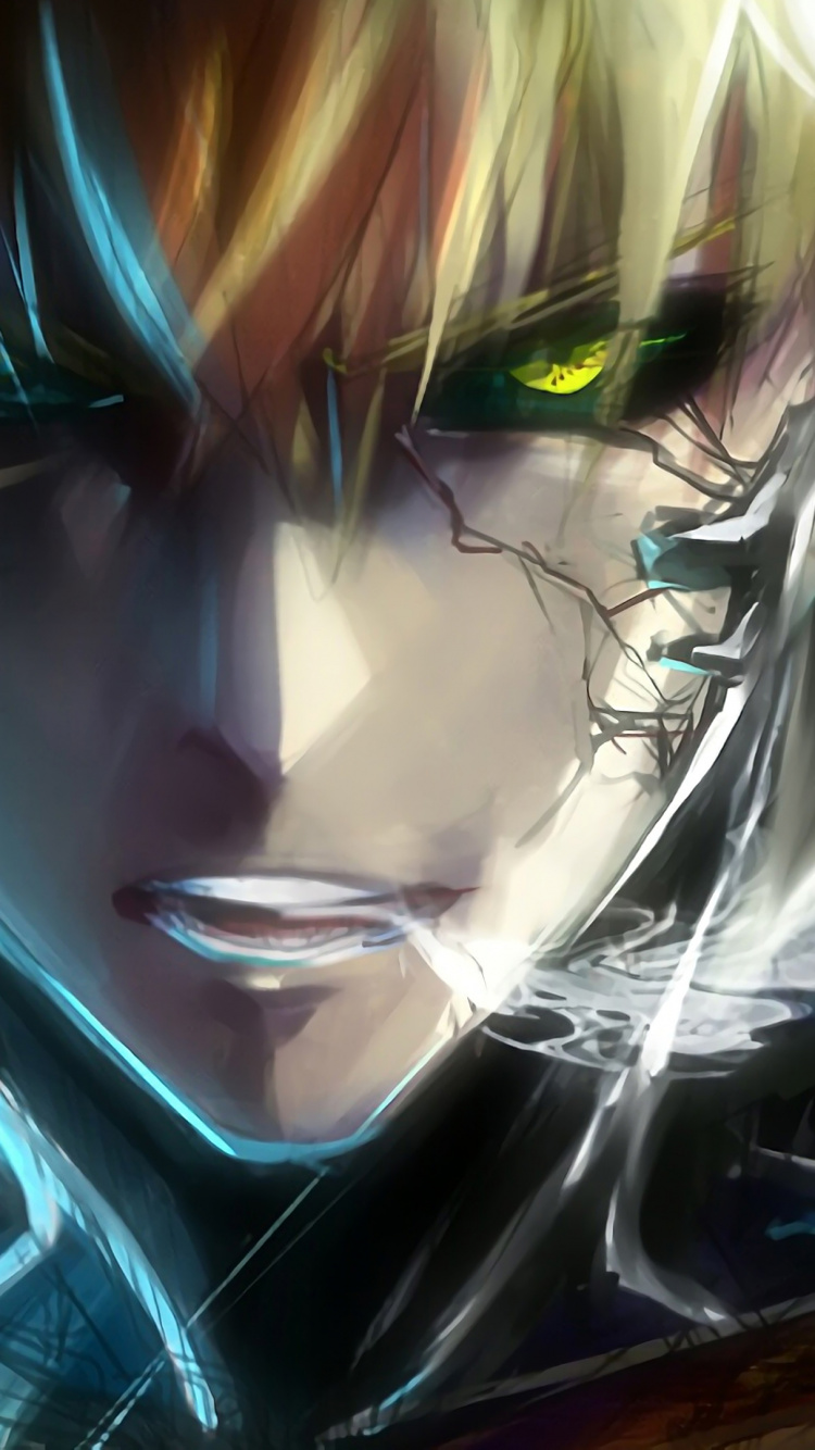 Обои нх ван панчмен генос, Генос, префектура Сайтама, Один Удар Человек, аниме в разрешении 750x1334