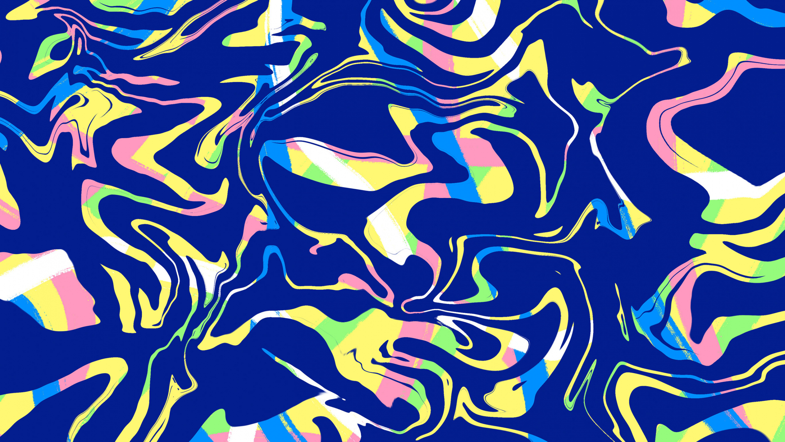 Обои узор, лазурный, прямоугольник, арт, симметрия в разрешении 2560x1440