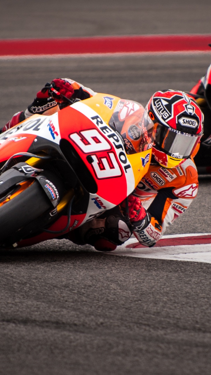 Обои repsol honda team, гоночный, автоспорт, супербайк, мотоцикл в разрешении 720x1280