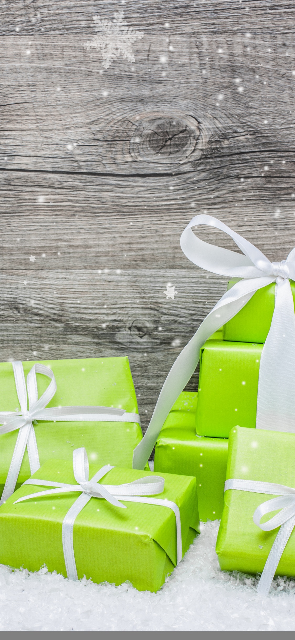 Обои зеленый, настоящее время, лента, свадебные сувениры, подарочная упаковка в разрешении 1125x2436