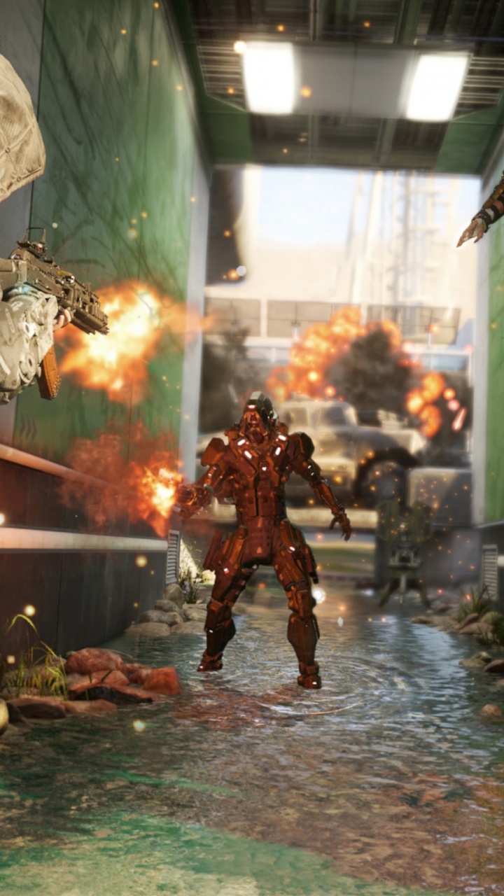 Обои call of duty black ops iii, call of duty black ops, трейарч, многопользовательская видео игра, playstation 4 в разрешении 720x1280