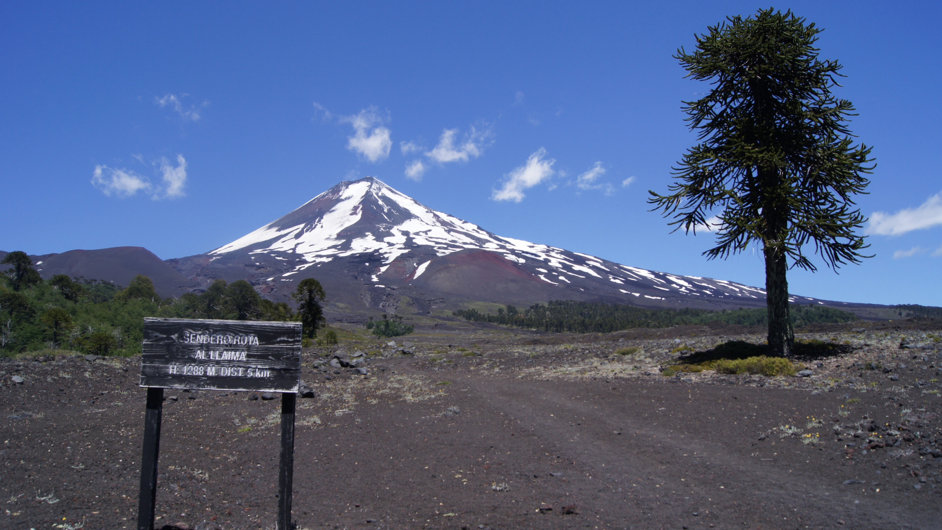 Обои стратовулкан, нагорье, горный хребет, гора, пейзажи гор в разрешении 1920x1080