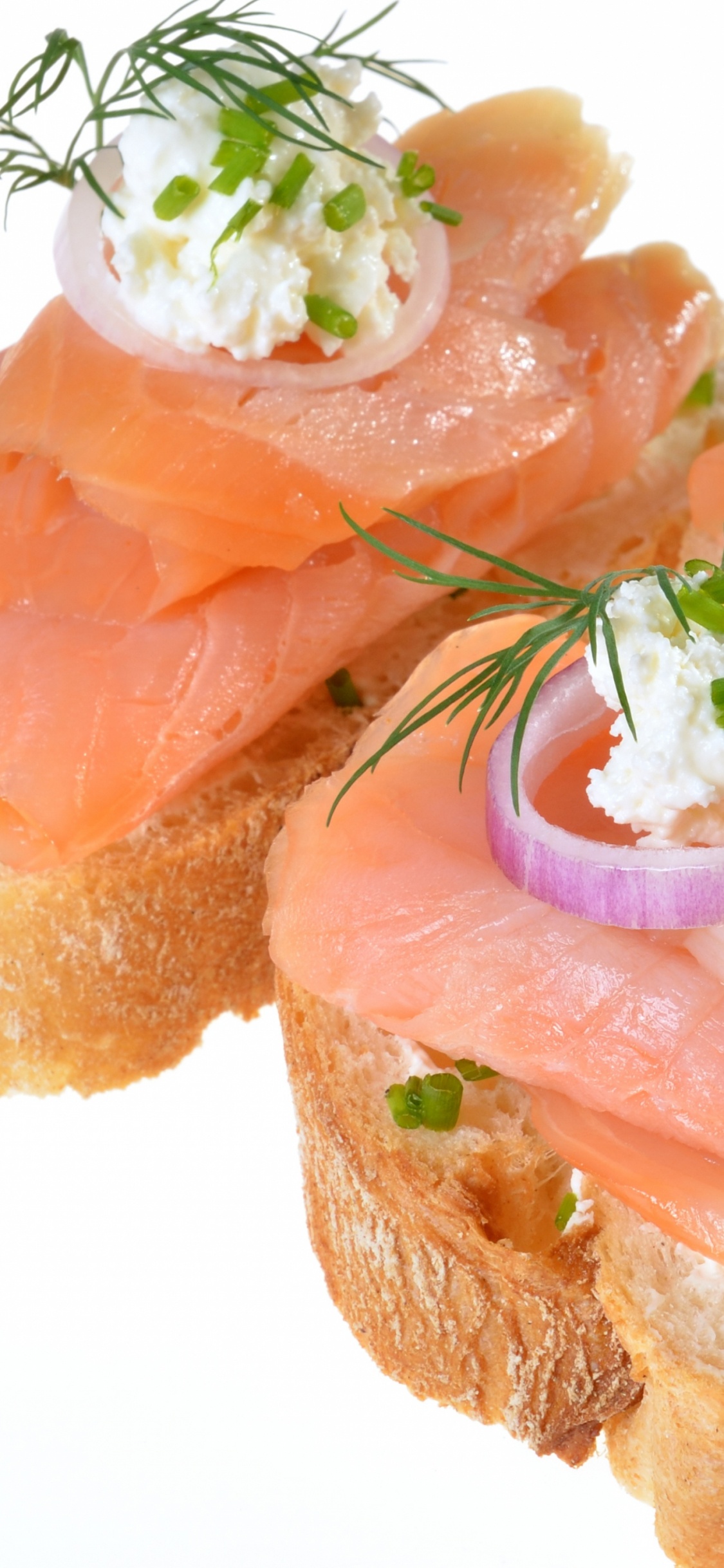 Обои butterbrot, копченый лосось, рыбный стейк, морепродукты, лосось в разрешении 1125x2436