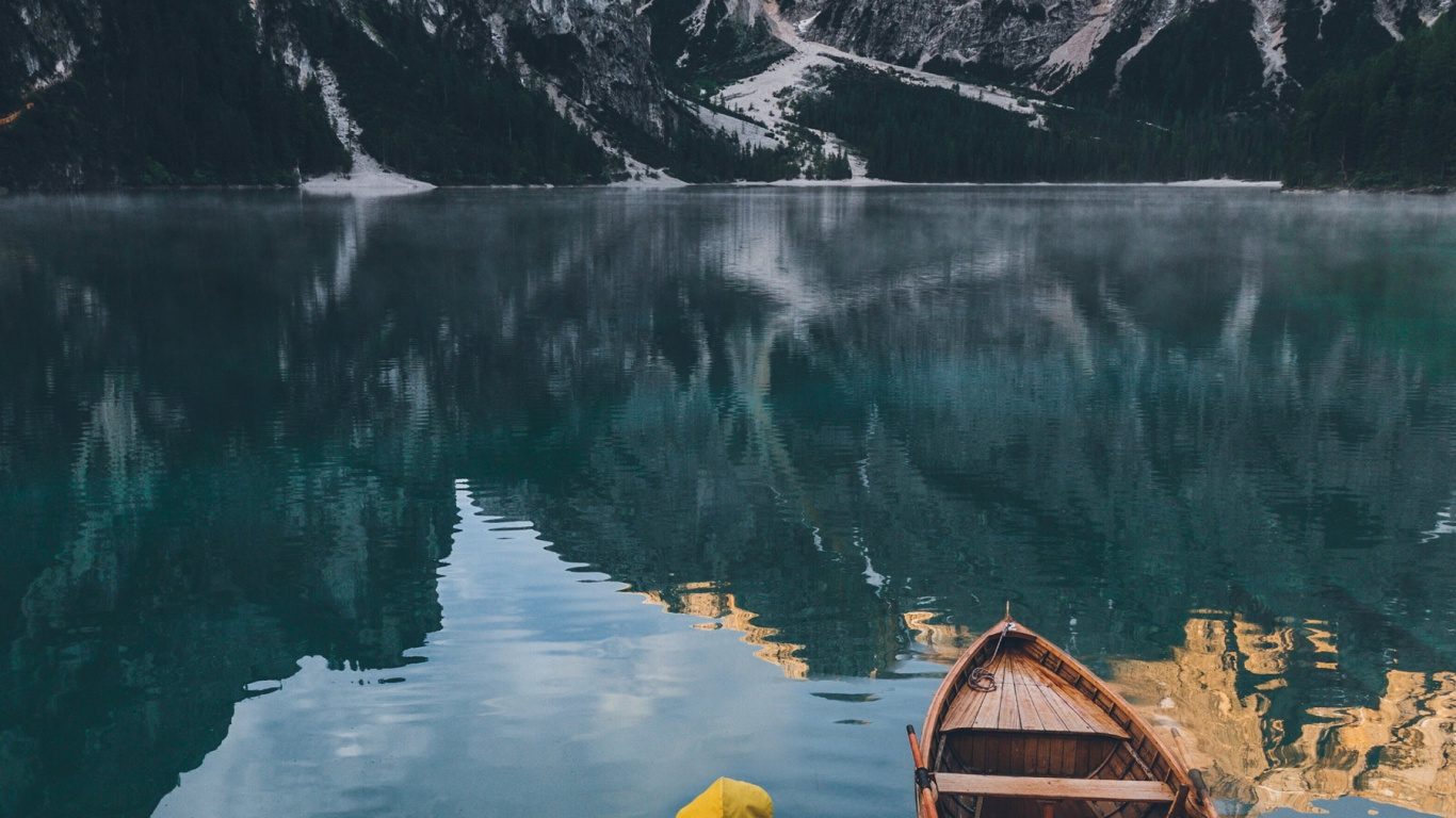 Обои soundcloud, Гарлем Ривер, вода, облако, гора в разрешении 1366x768