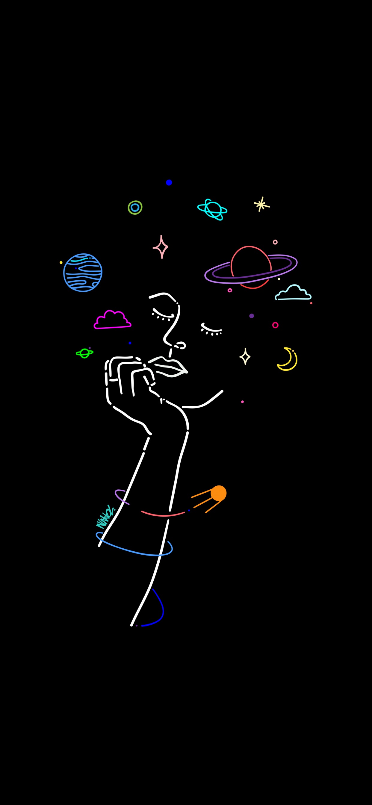 Обои графический дизайн, арт, развлечение, темнота, электрик в разрешении 1242x2688