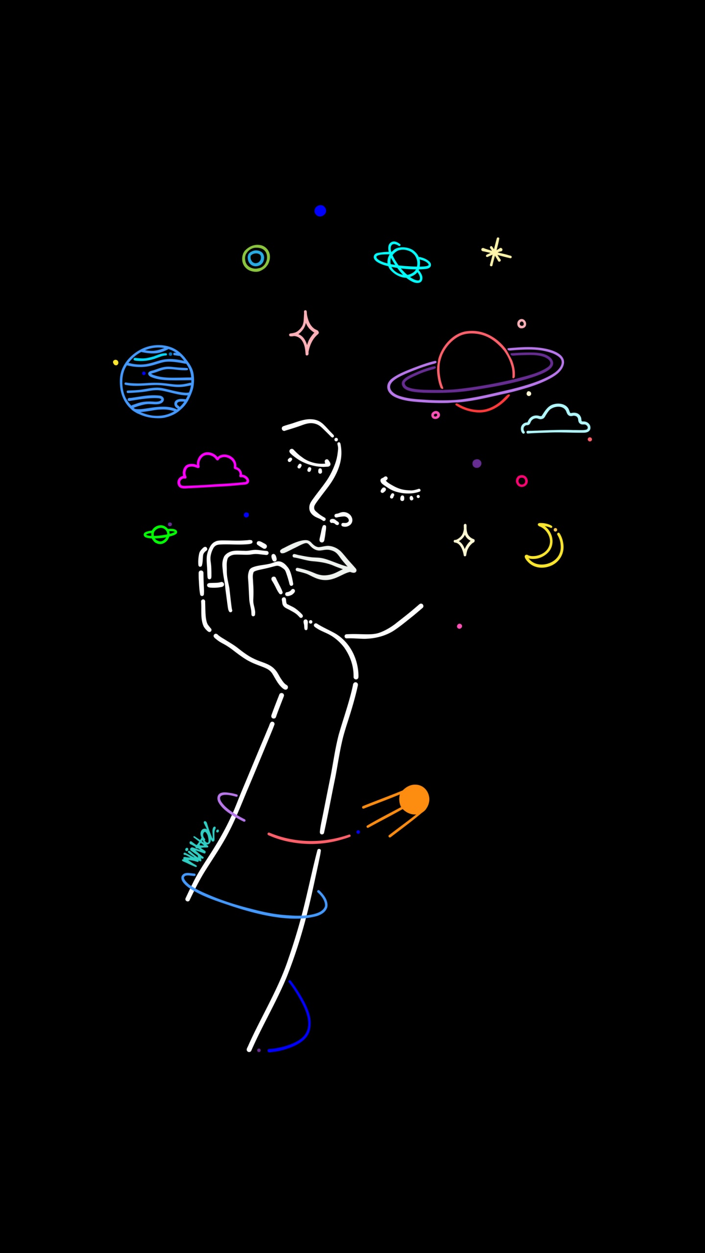 Обои графический дизайн, арт, развлечение, темнота, электрик в разрешении 1440x2560