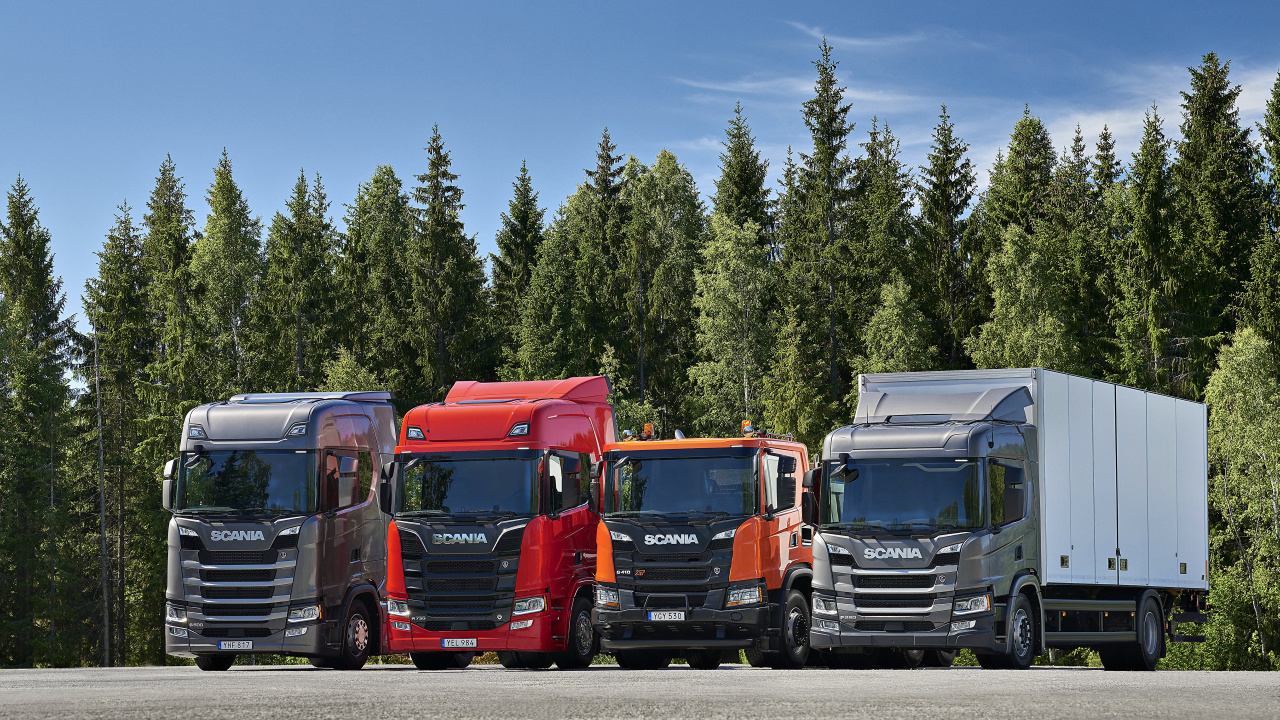 Обои Скания АБ, грузовик, Пикап, авто, транспорт в разрешении 1280x720