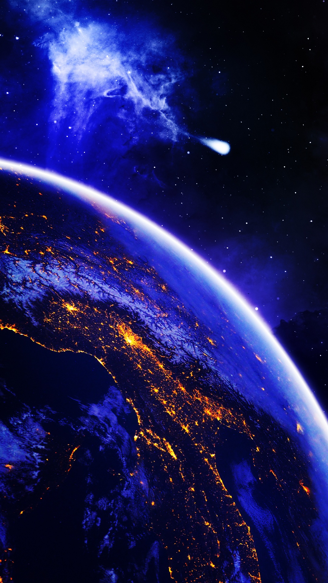 Обои атмосфера, земля, висгун - социальная сеть, планета, природа в разрешении 1080x1920