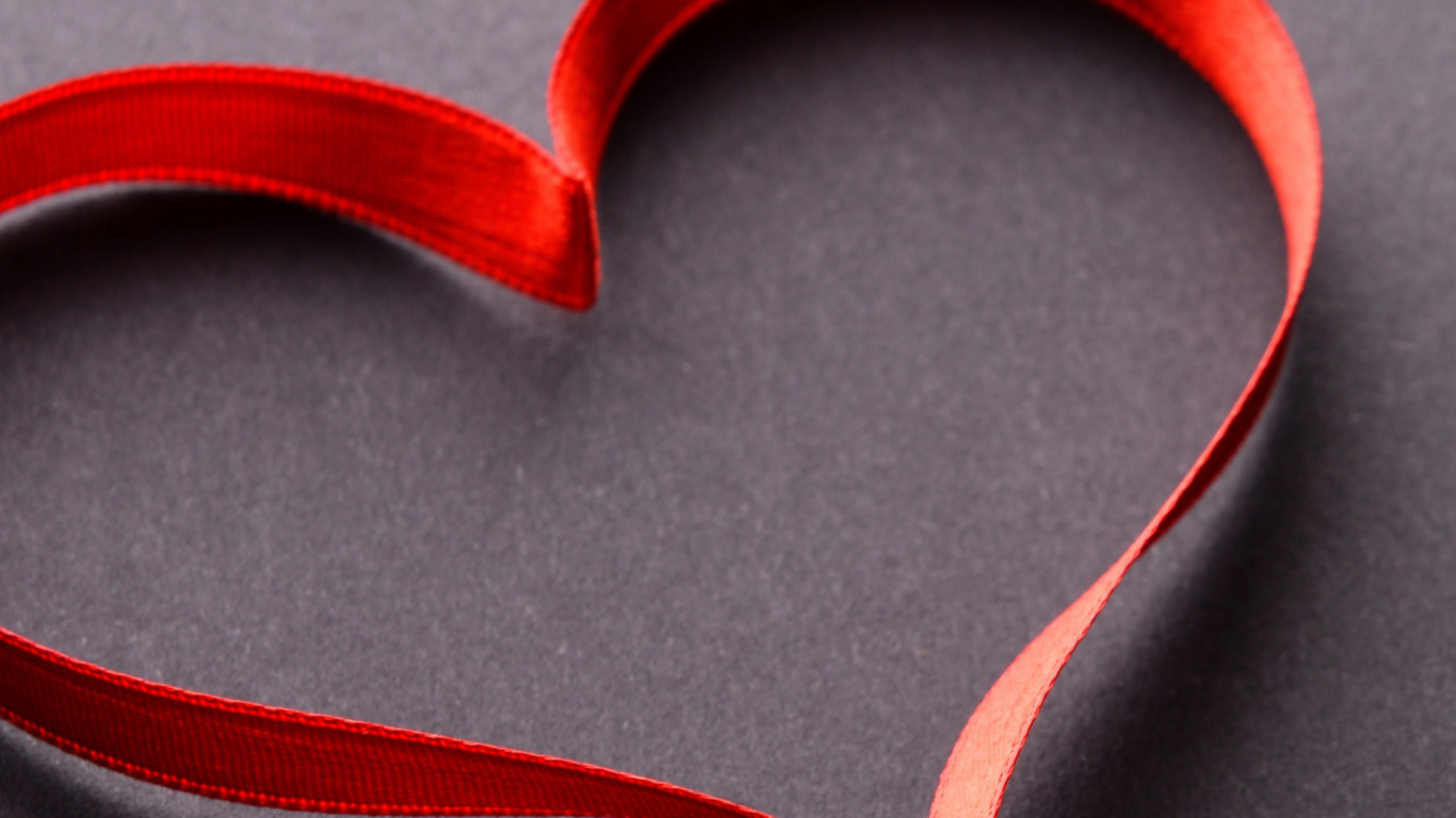 Обои красный цвет, материал, дизайн, узел, ткань в разрешении 1366x768