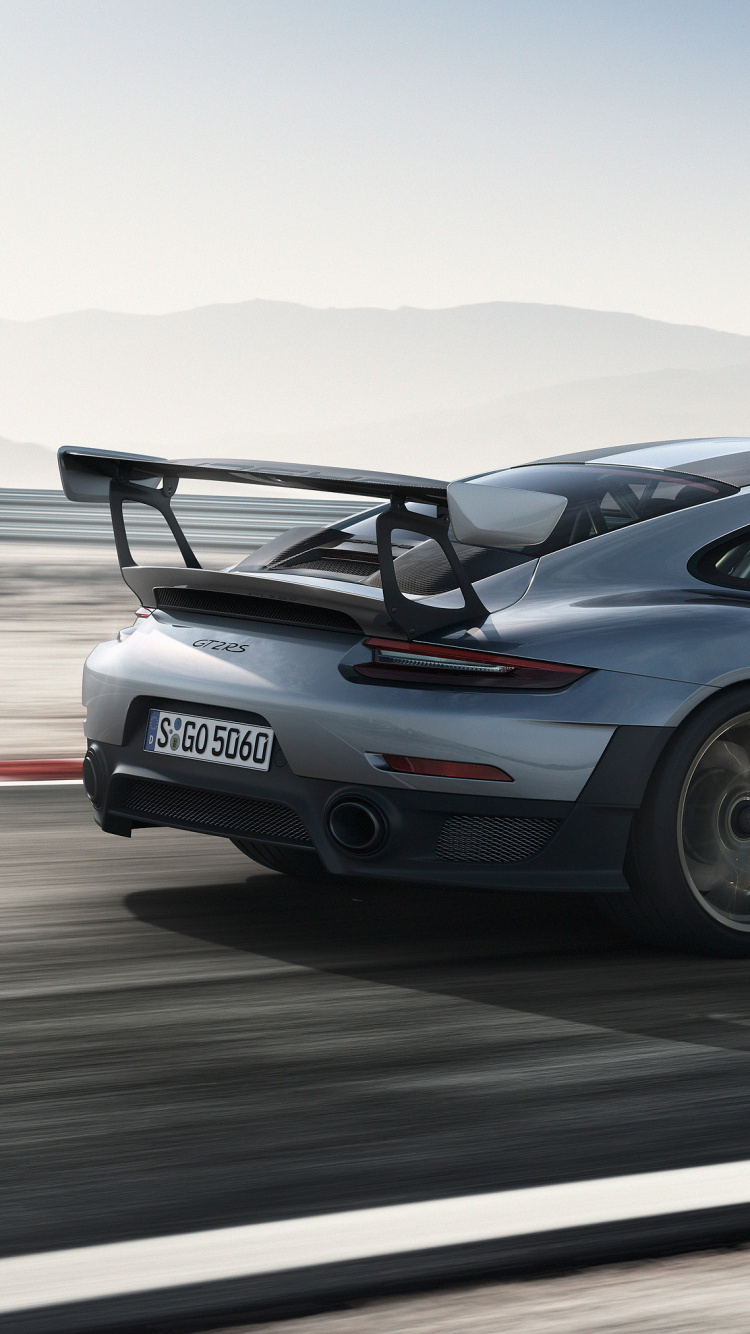 Обои porsche 911 gt2, Порше, спорткар, 2018 Порше 911 ГТ2 РС, авто в разрешении 750x1334