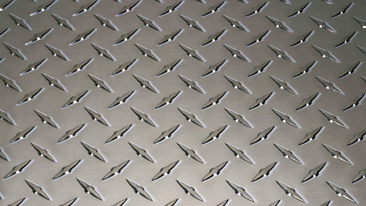 Обои Плиты диаманта, металл, узор, линия, сталь в разрешении 1280x720