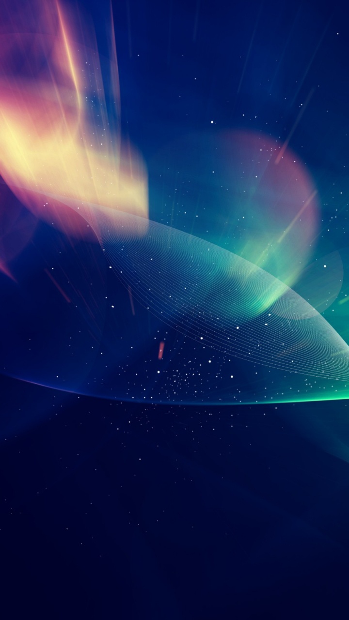 Обои синий, свет, атмосфера, космос, электрик в разрешении 720x1280