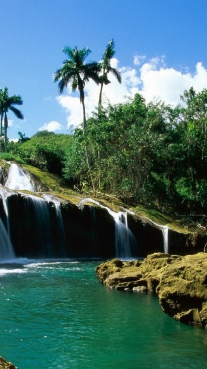 Обои путешествие, водопад, гидроресурсы, водоем, природа в разрешении 720x1280