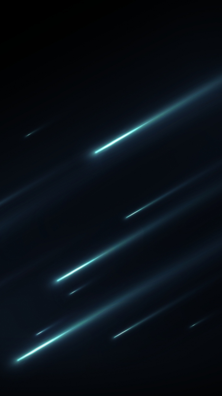 Обои свет, линия, космос, мрак, полночь в разрешении 750x1334