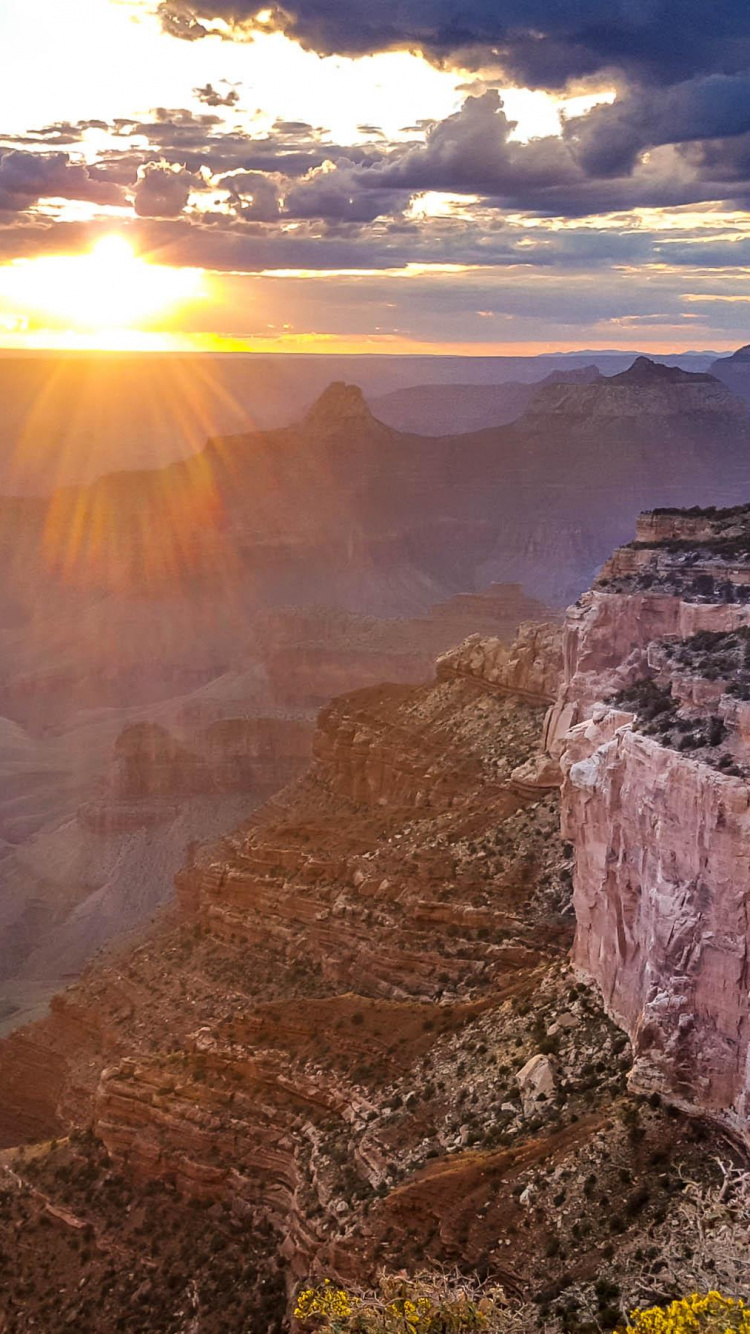 Обои национальный парк, каньон, бесплодные земли, рок, формирование в разрешении 750x1334