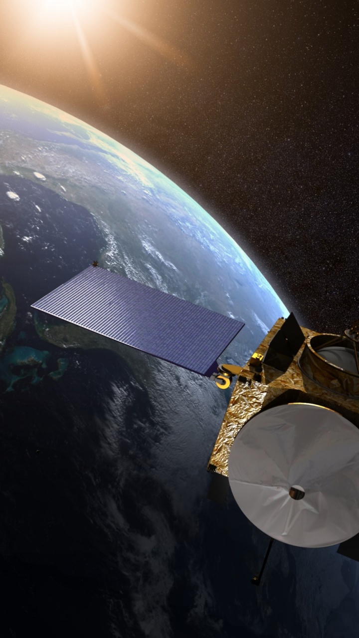 Обои Осирис-Рекс, земля, астероид, посадочный модуль, 101955 Бенну в разрешении 720x1280