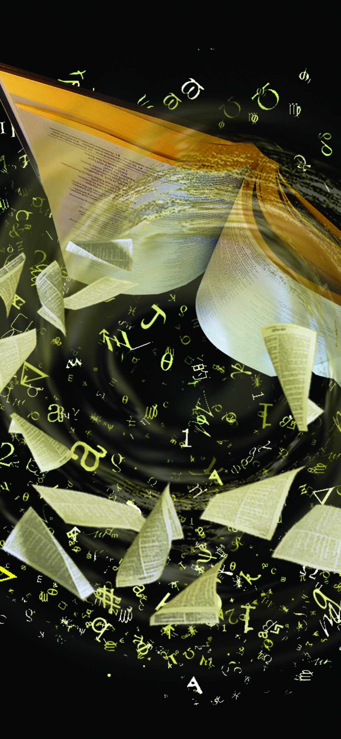 Обои графика, иллюстрация, графический дизайн, космос, Бог в разрешении 1125x2436