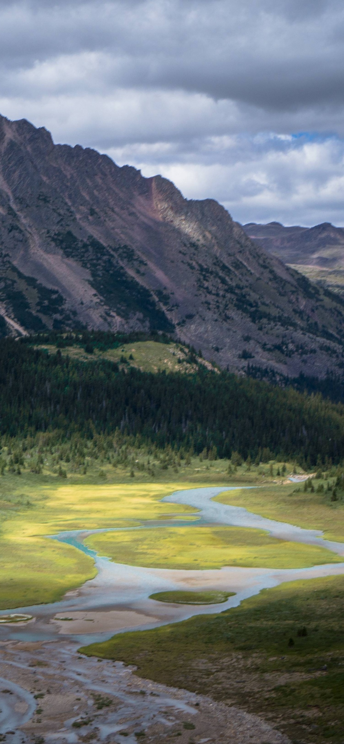 Обои национальный парк, гора, горный рельеф, нагорье, дикая местность в разрешении 1125x2436