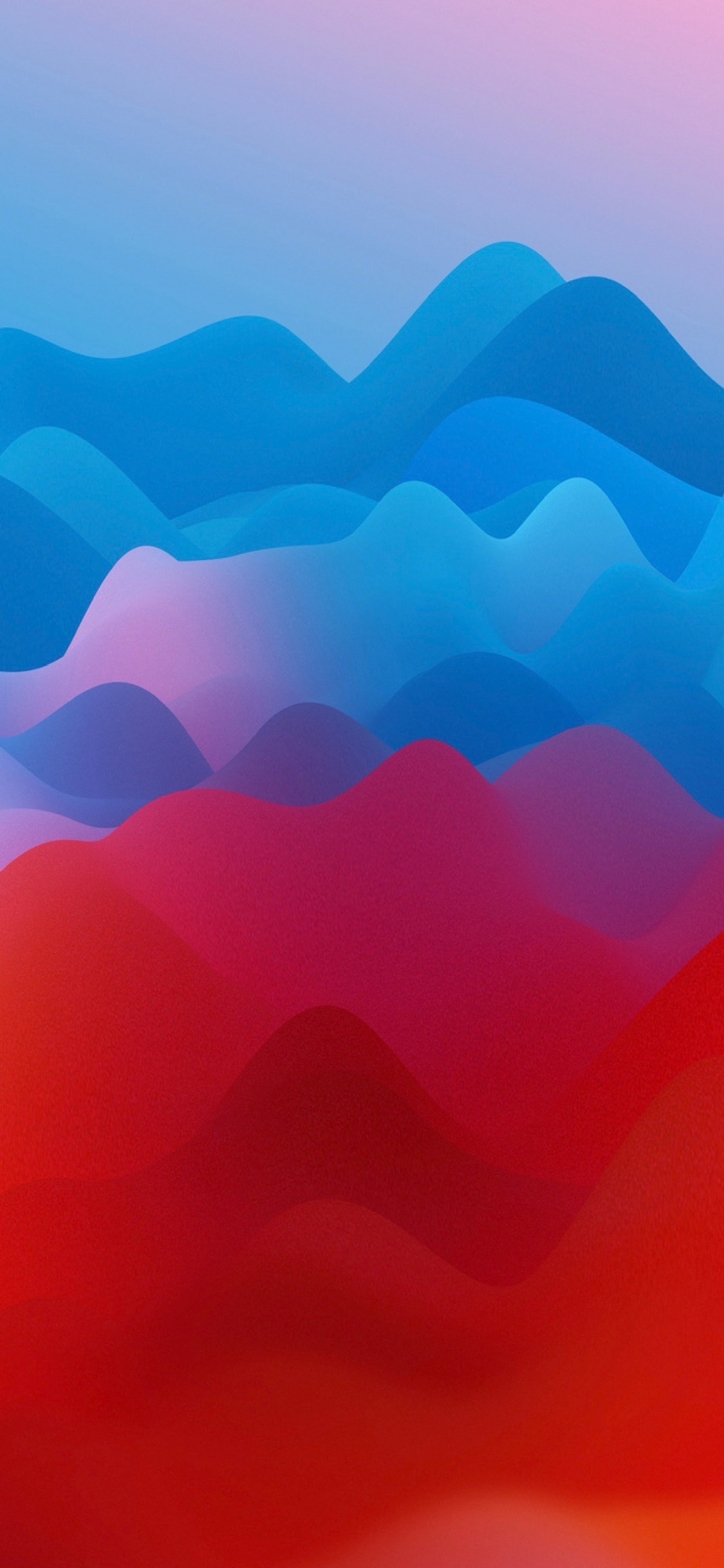 Обои лазурный, жидкий, розовый, арт, Фиолетовый в разрешении 1125x2436