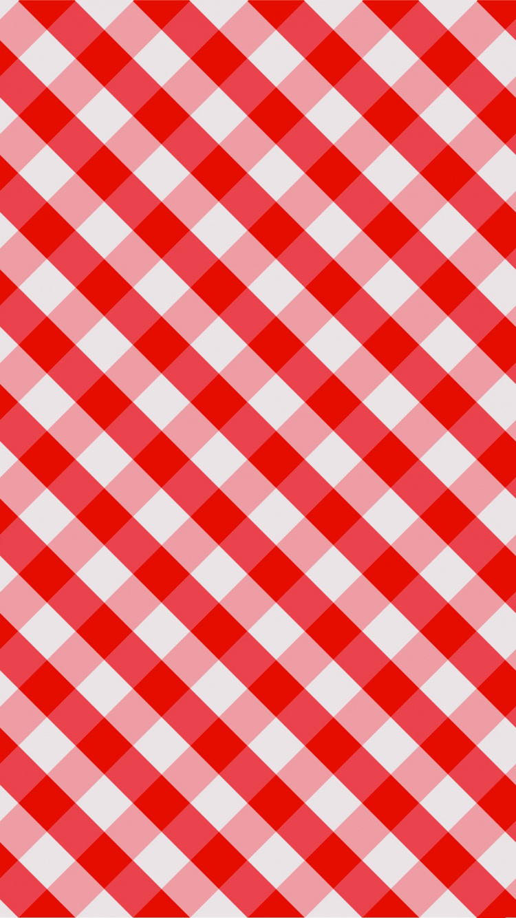 Обои скатерть, ткань, узор, красный цвет, линия в разрешении 750x1334