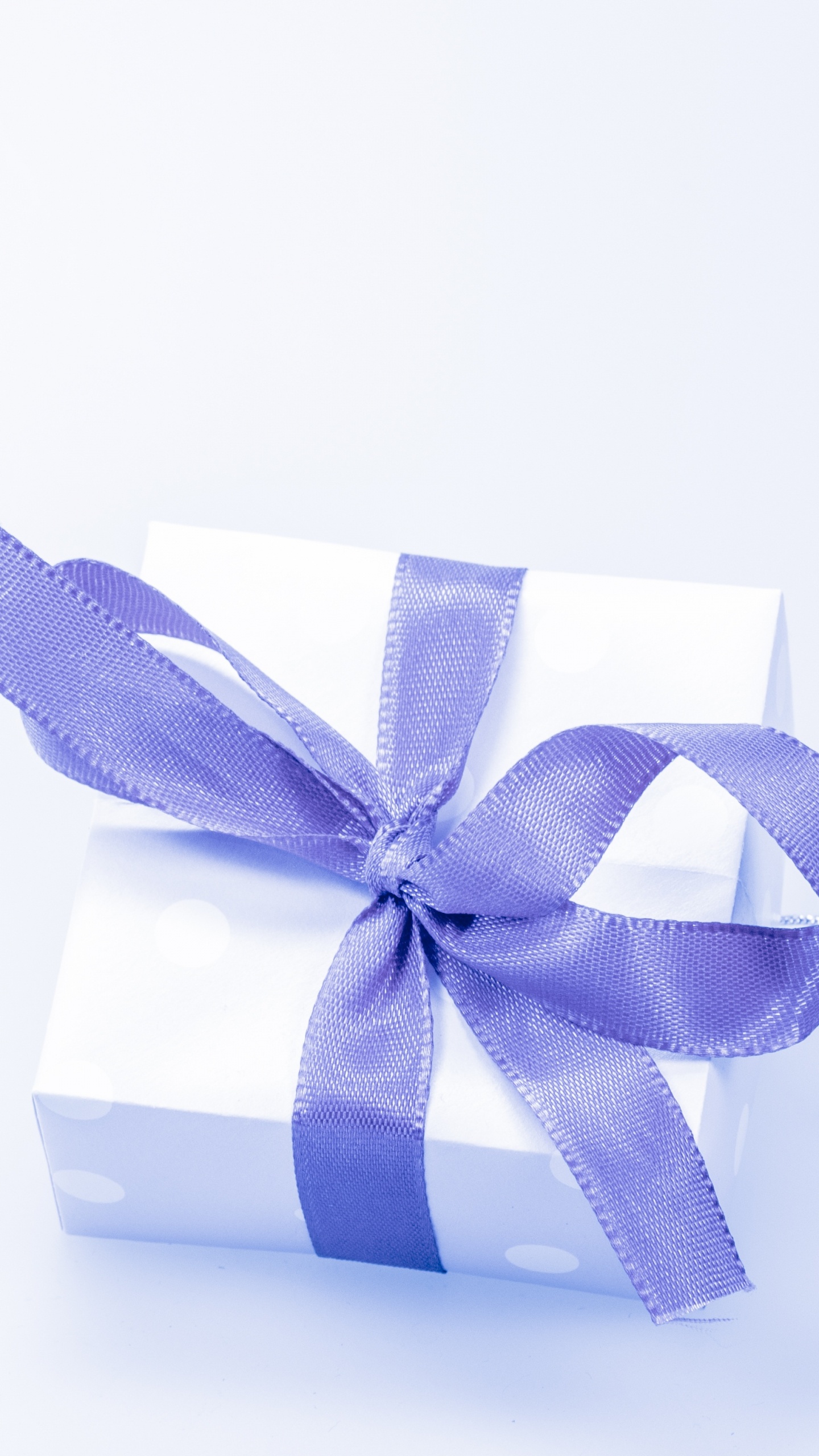 Обои подарок, подарочная карта, подарочная упаковка, лента, синий в разрешении 1440x2560