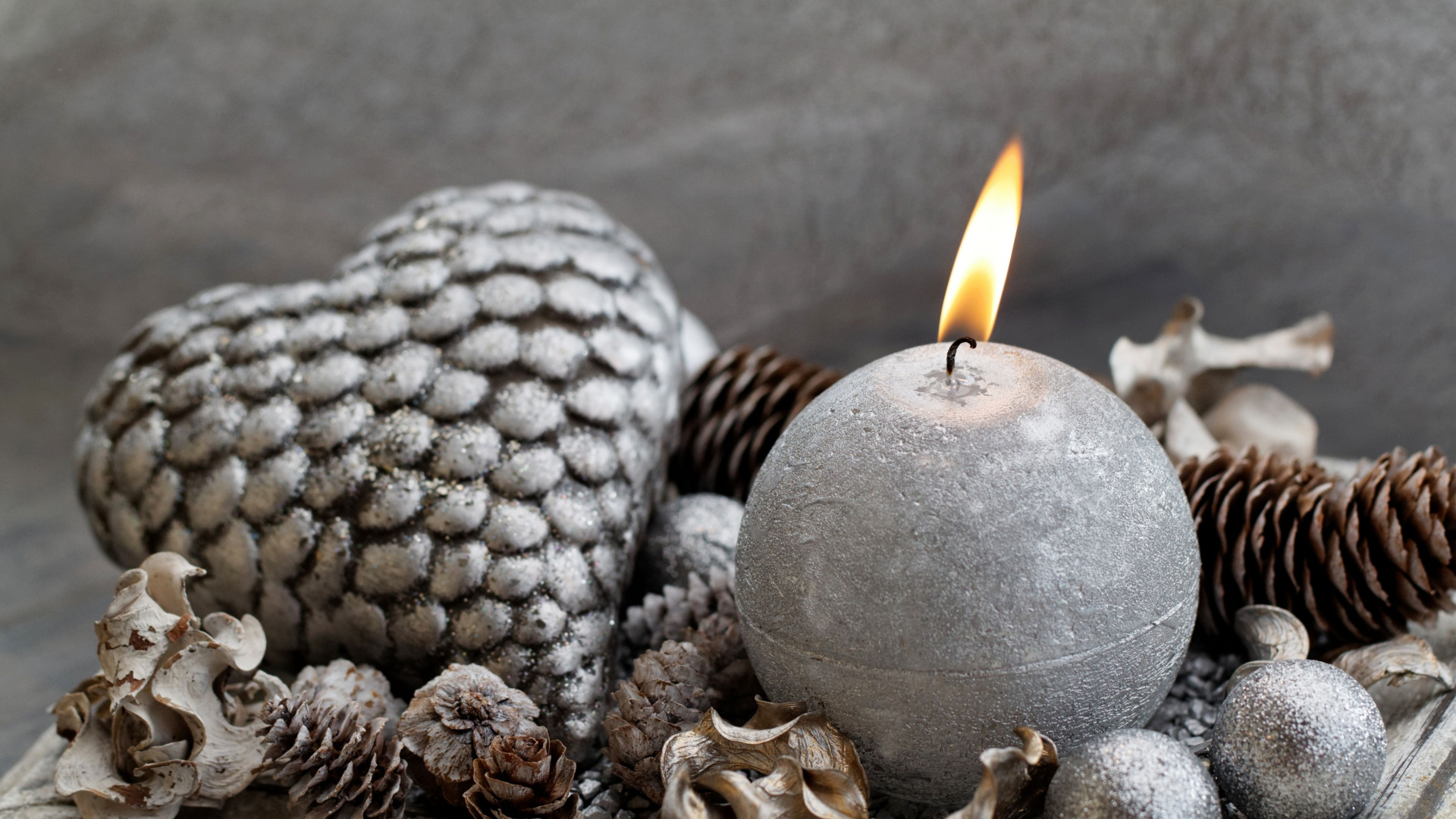 Обои свеча, Рождественские украшения, Бриколаж, ребенок, взрослый в разрешении 1920x1080