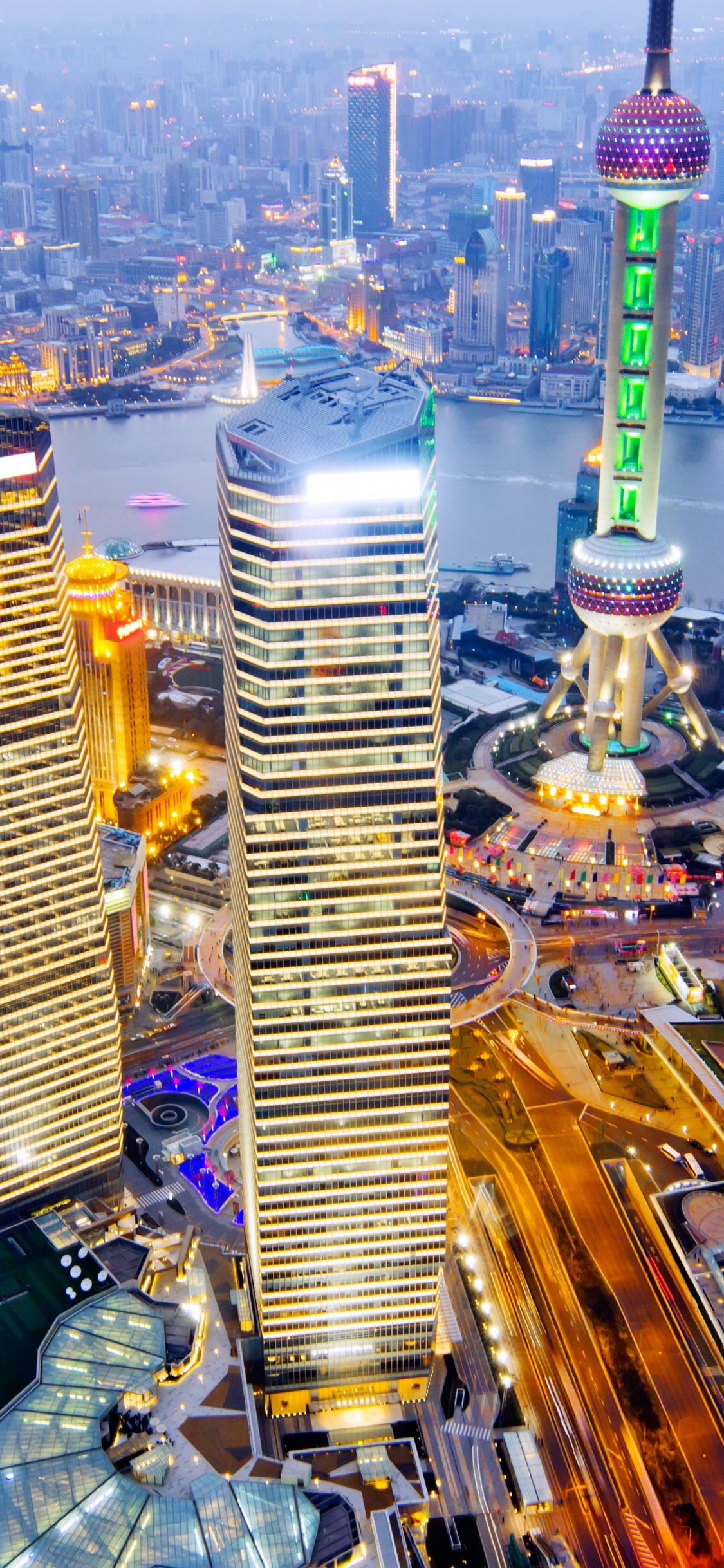 Обои путешествие, городской пейзаж, город, метрополия, городской район в разрешении 1125x2436