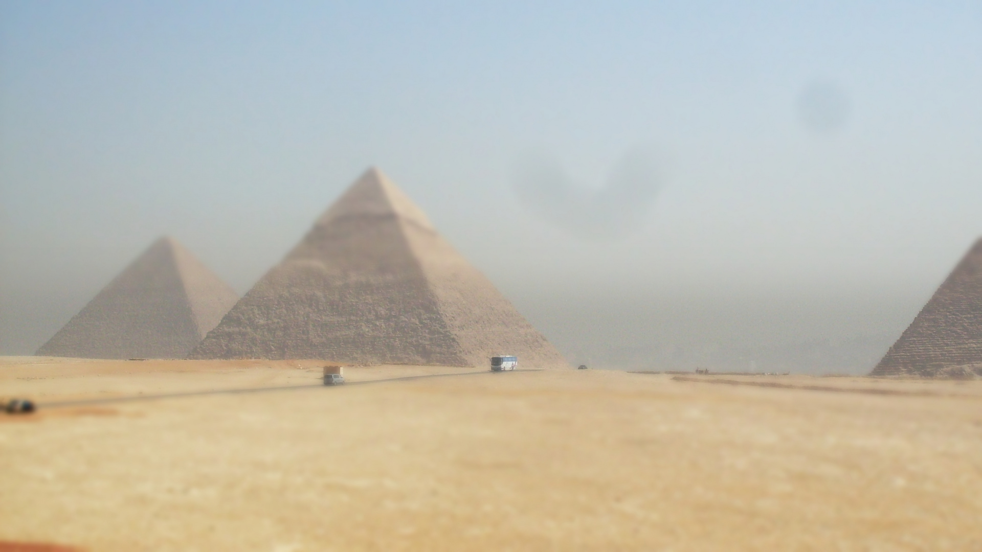 Обои пирамида, Чудеса мира, памятник, историческое место, Гиза в разрешении 1920x1080