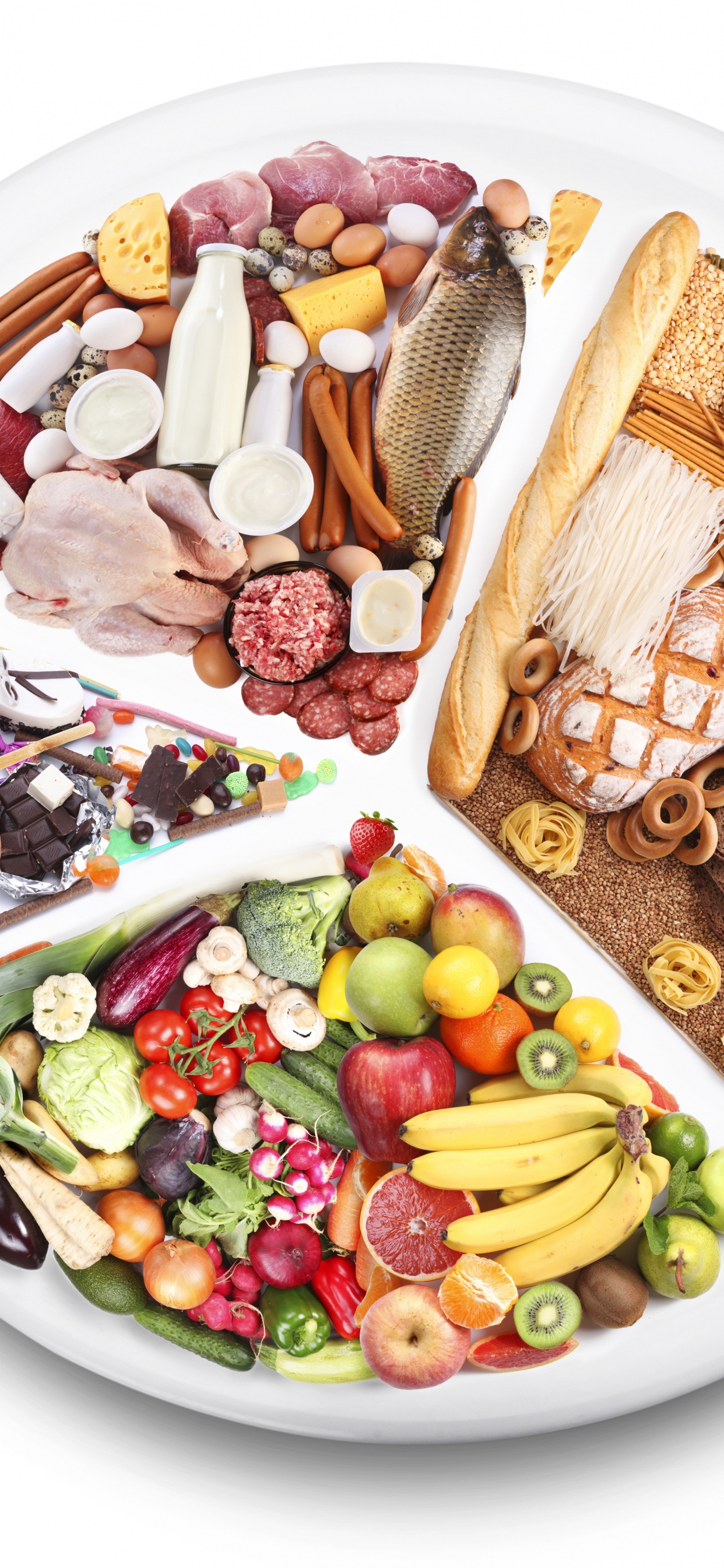 Обои овощ, пища, вегетарианская пища, нездоровая пища, привычная пища в разрешении 1242x2688