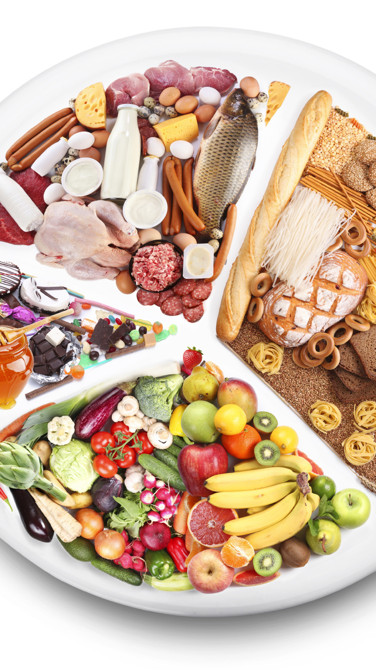 Обои овощ, пища, вегетарианская пища, нездоровая пища, привычная пища в разрешении 750x1334