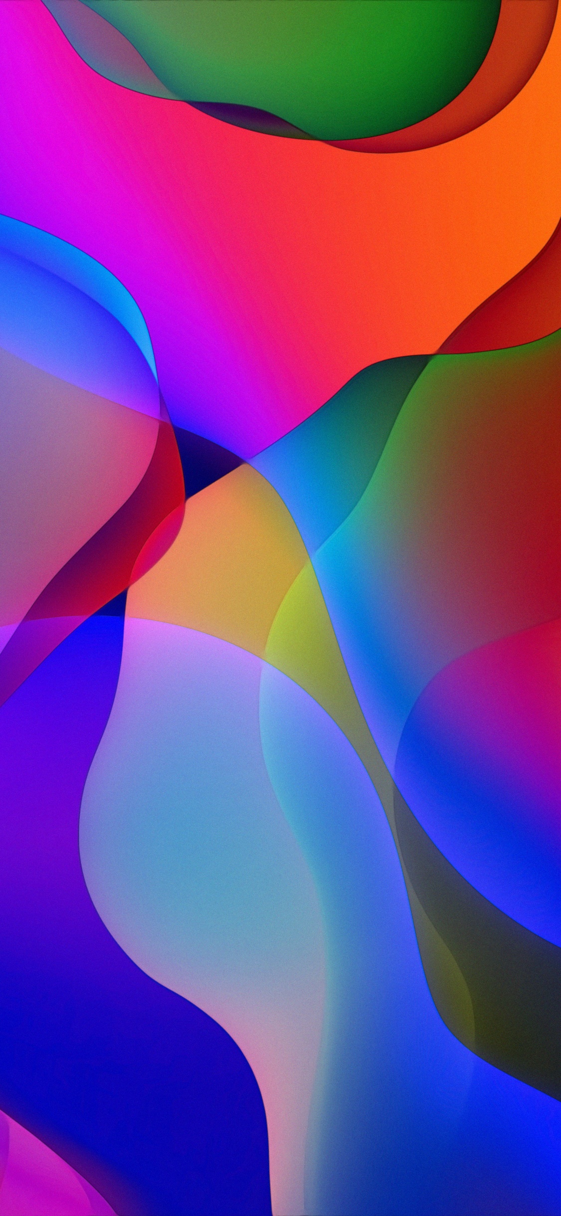 Обои визуальное искусство, графический дизайн, арт, красочность, лазурный в разрешении 1125x2436