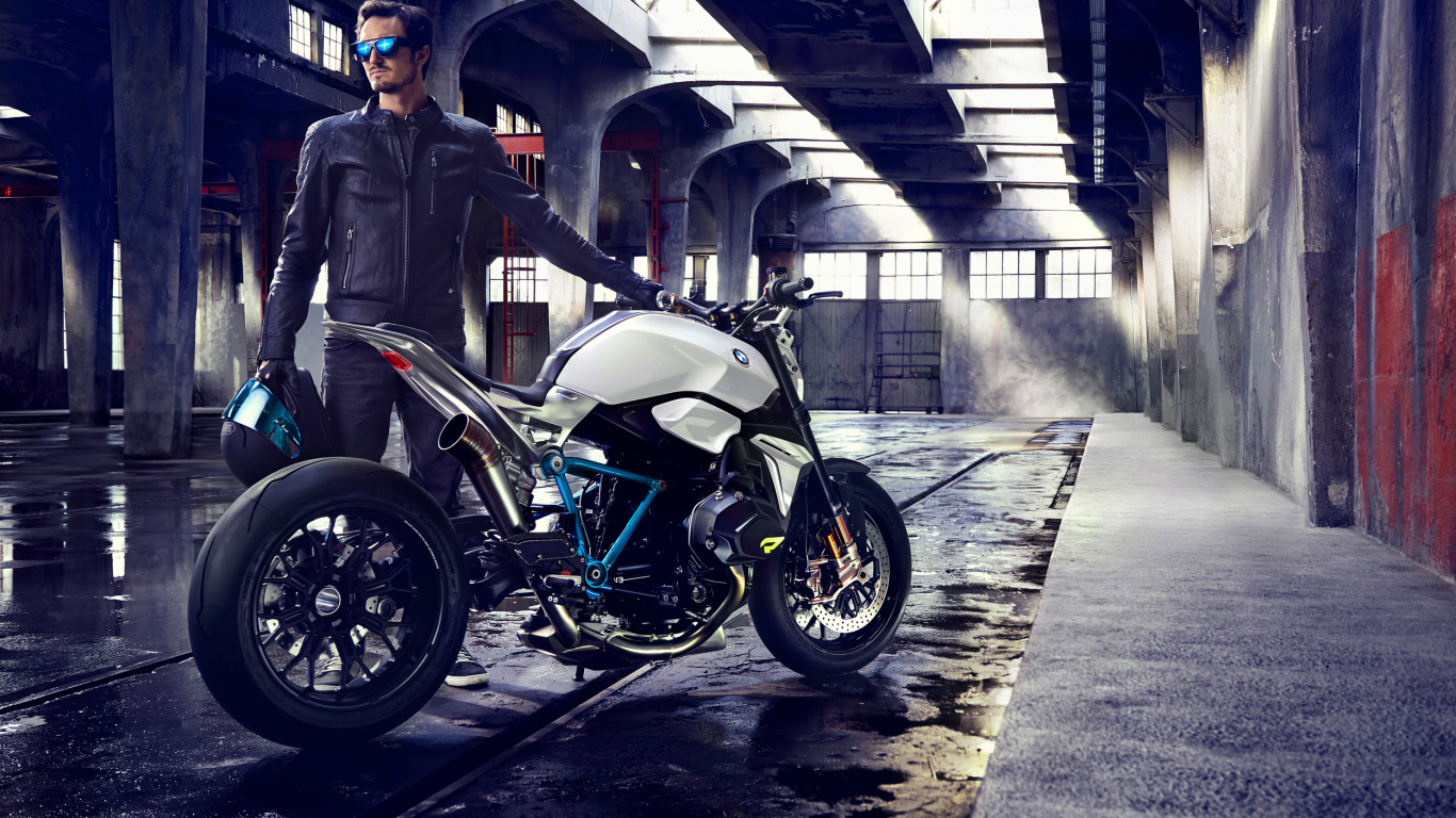 Обои Байерише Моторен Верке АГ, BMW R1200R, мотоцикл, авто, Плоский двигатель в разрешении 1366x768