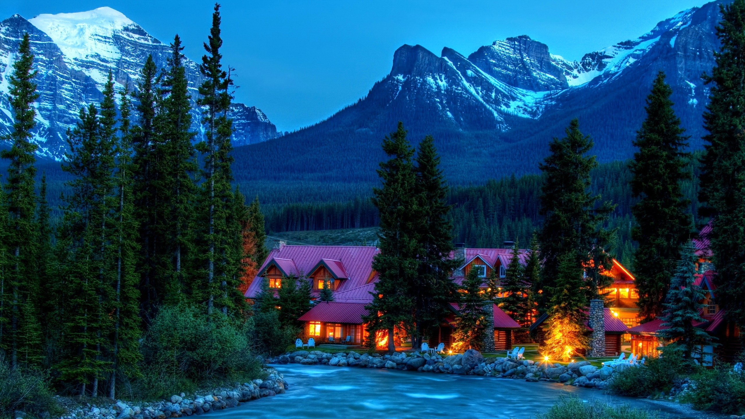 Обои зима, природа, гора, дикая местность, горный рельеф в разрешении 2560x1440