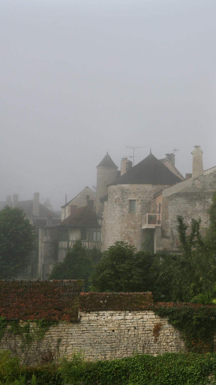 Обои стена, здание, дерево, имущество, замок в разрешении 750x1334