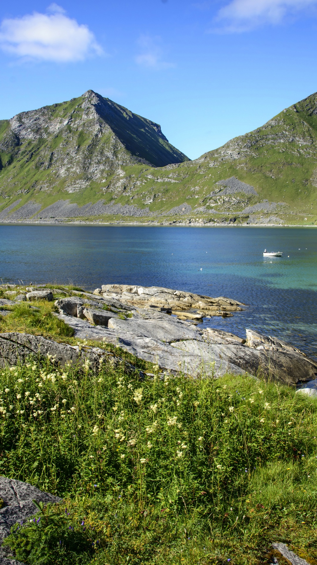 Обои Лофотен, природа, достопримечательность, гора, природный ландшафт в разрешении 1080x1920