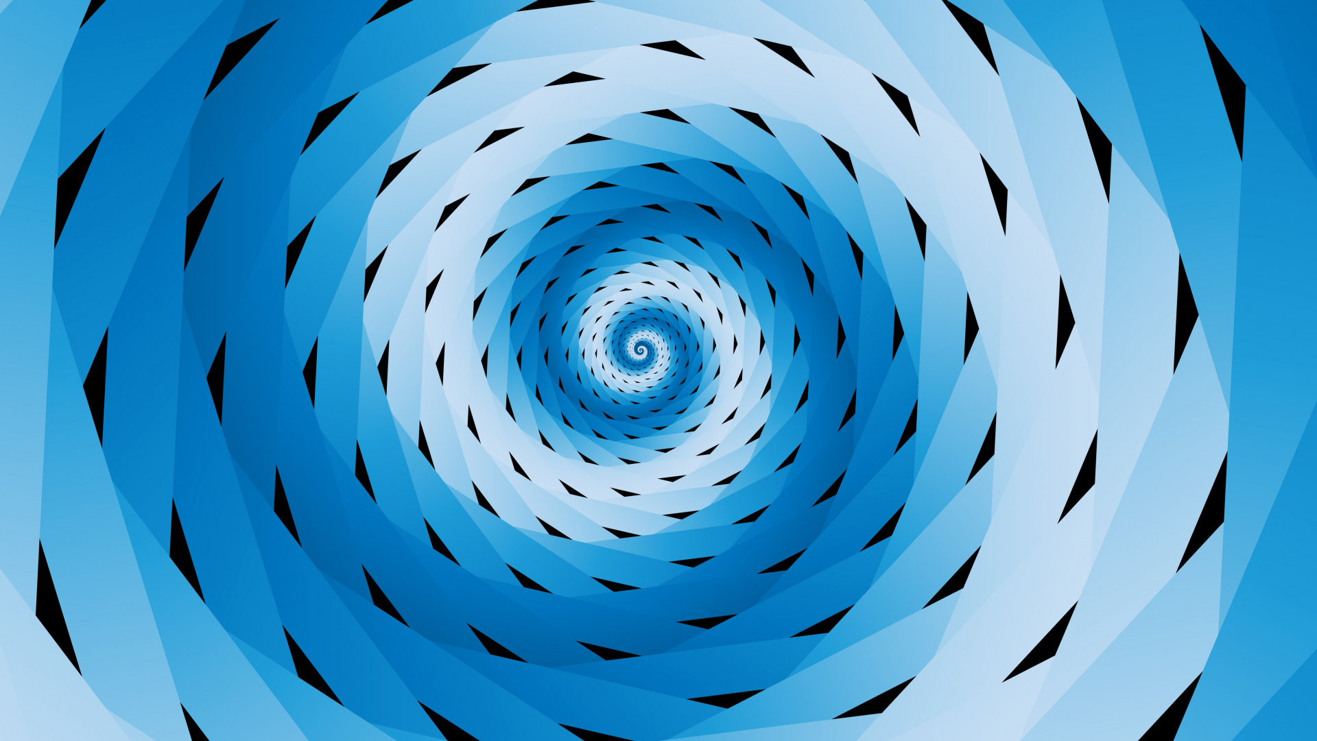 Обои вихрь, арт, электрик, синий, симметрия в разрешении 1920x1080