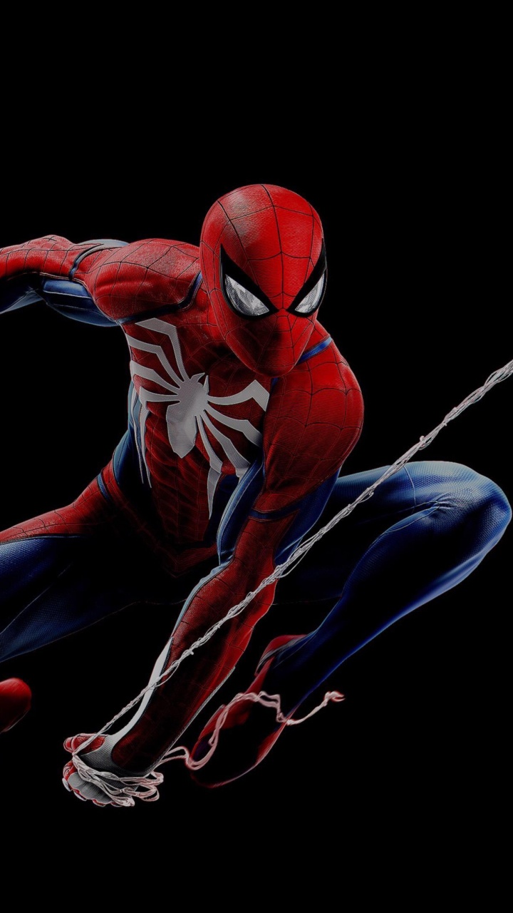 Обои человек-паук, супергерой, суперзлодей, иллюстрация, вымышленный персонаж в разрешении 720x1280
