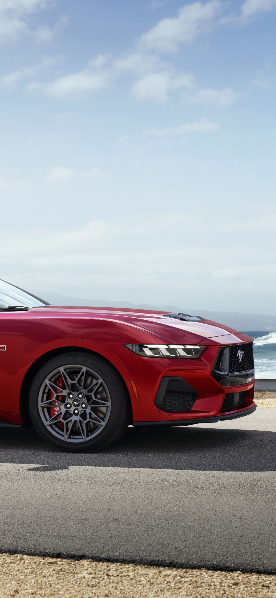 Обои мустанг 2024, легковые автомобили, ford, спорткар, компания Ford в разрешении 1125x2436