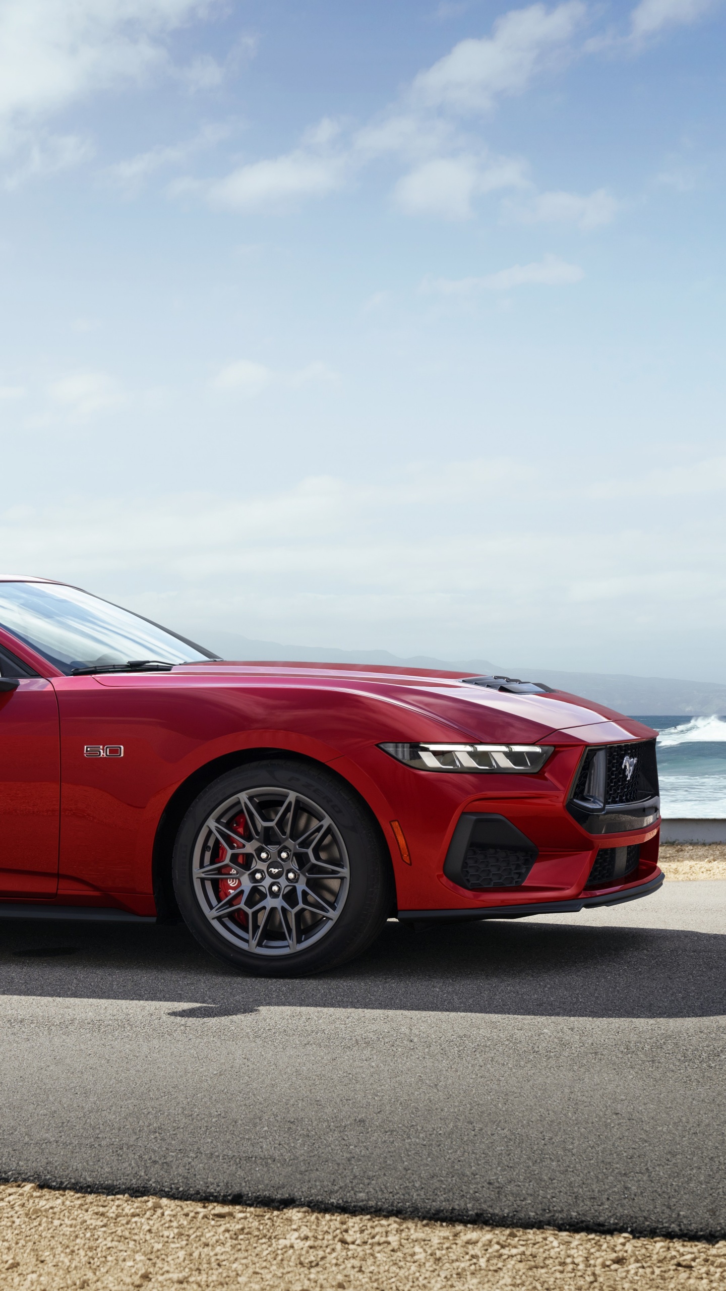 Обои мустанг 2024, легковые автомобили, ford, спорткар, компания Ford в разрешении 1440x2560