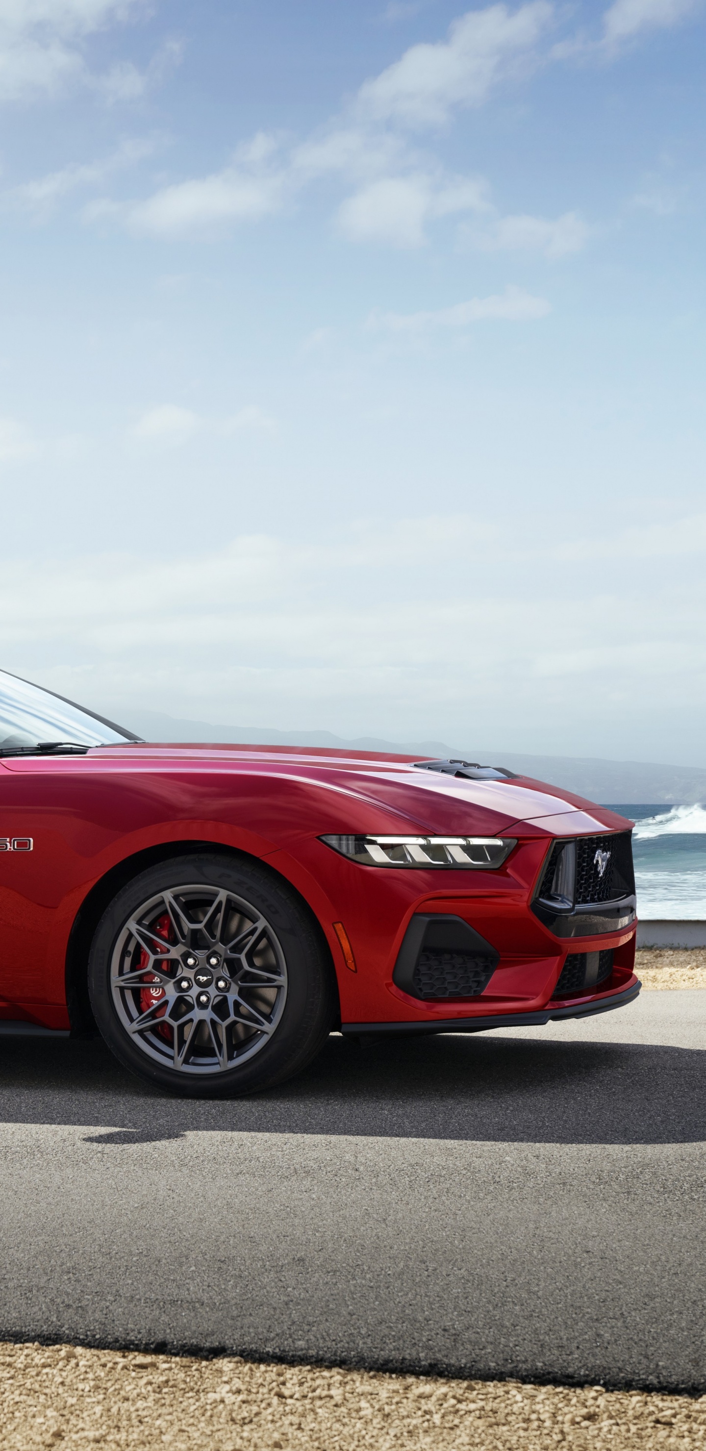 Обои мустанг 2024, легковые автомобили, ford, спорткар, компания Ford в разрешении 1440x2960