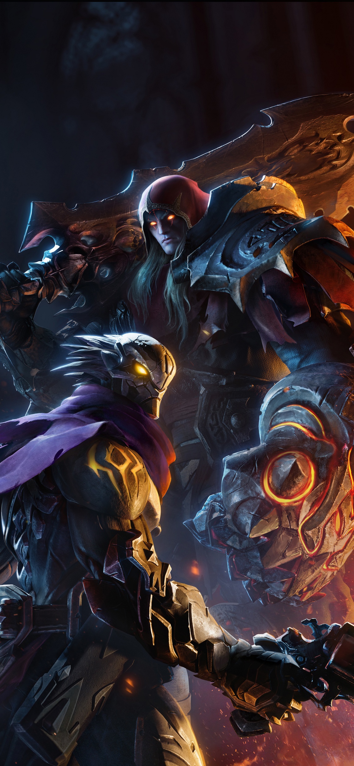 Обои В Darksiders Бытие, Darksiders, демон, компьютерная игра, игры в разрешении 1125x2436