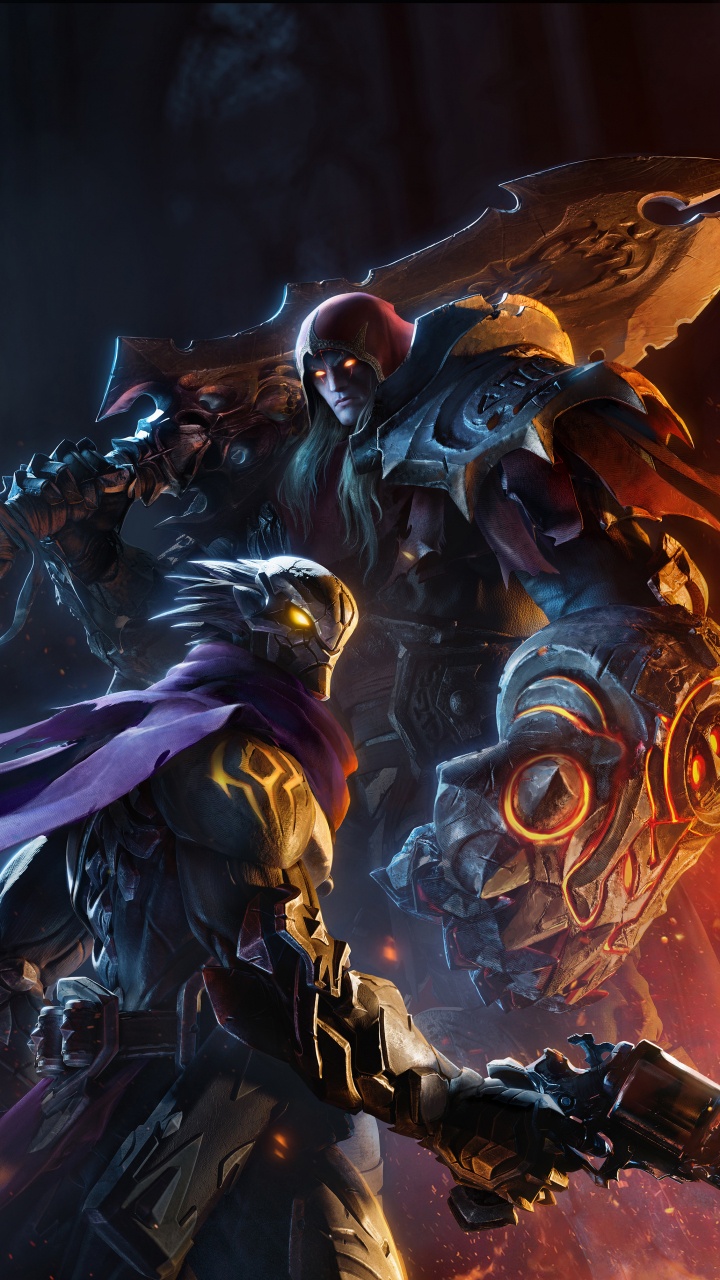 Обои В Darksiders Бытие, Darksiders, демон, компьютерная игра, игры в разрешении 720x1280