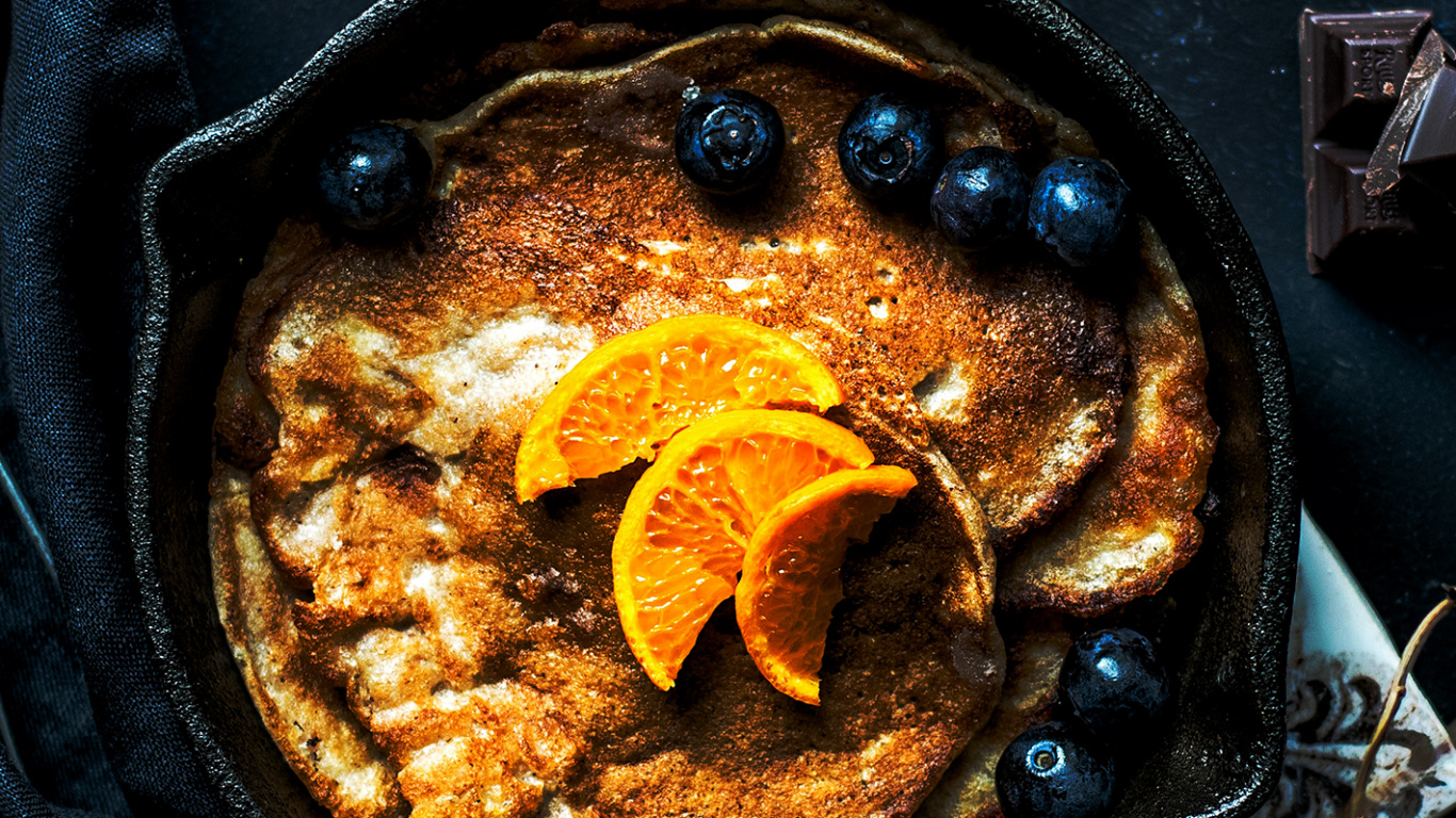 Обои пища, синий, рецепт, жидкость, Кулинария в разрешении 1366x768