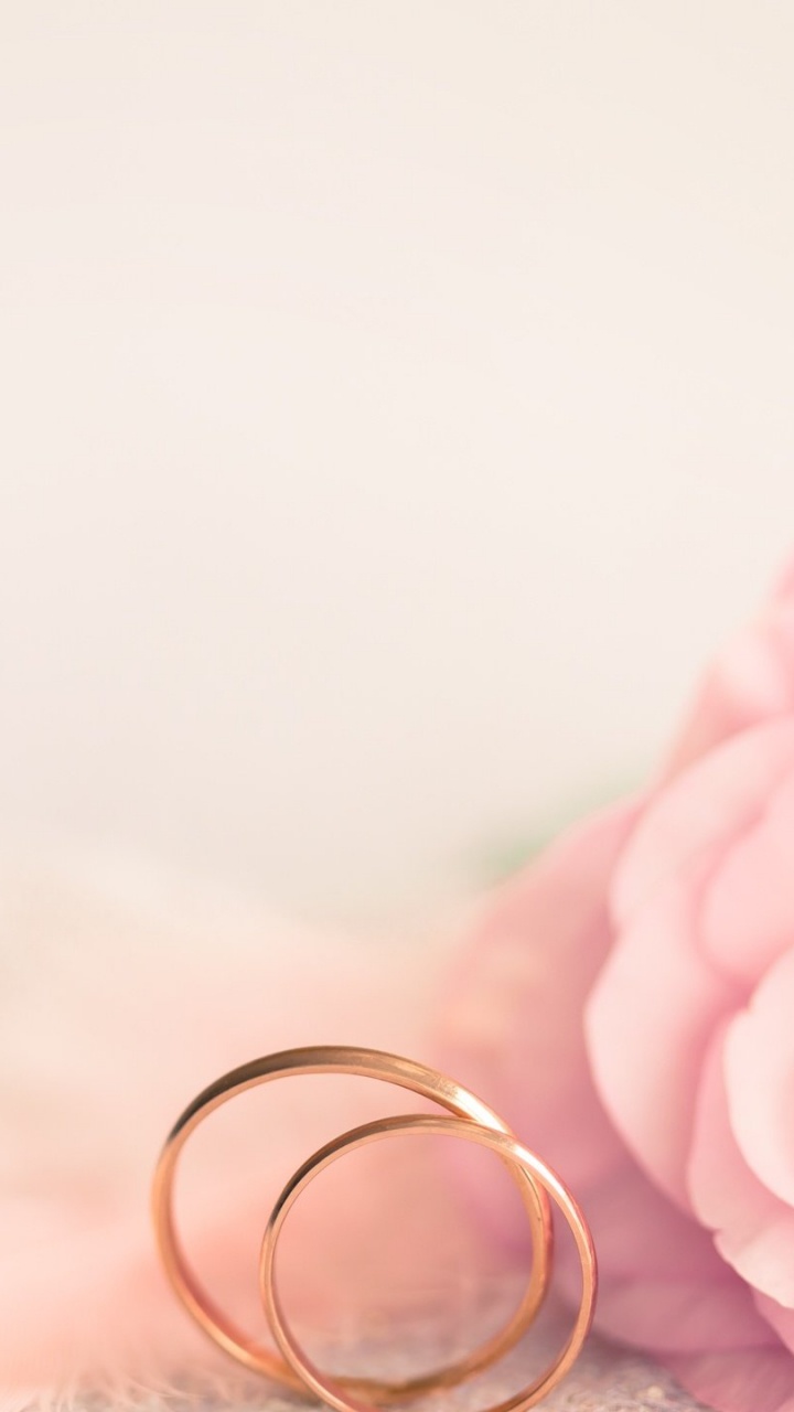 Обои обручальное кольцо, кольцо, свадьба, Роза, розовый в разрешении 720x1280