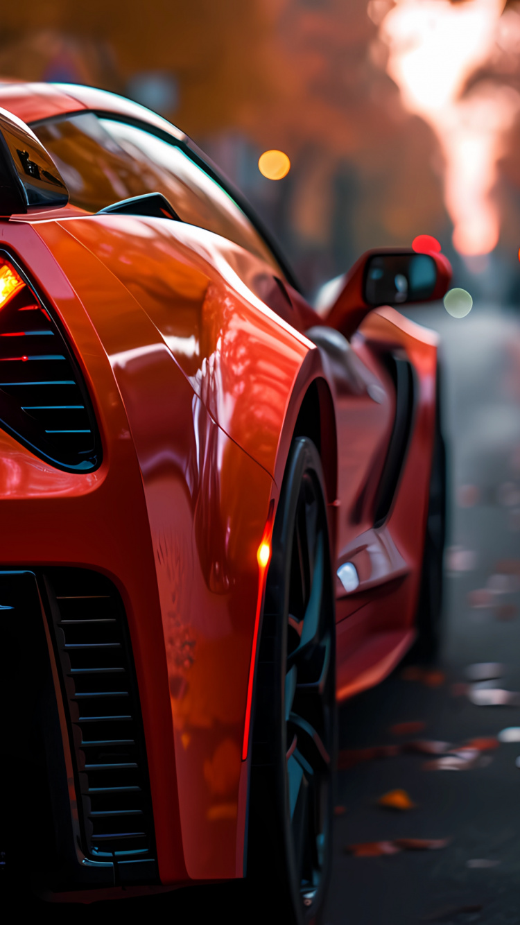 Обои Автомобильный, Шевроле Корвет, легковые автомобили, Шевроле, corvette stingray в разрешении 750x1334