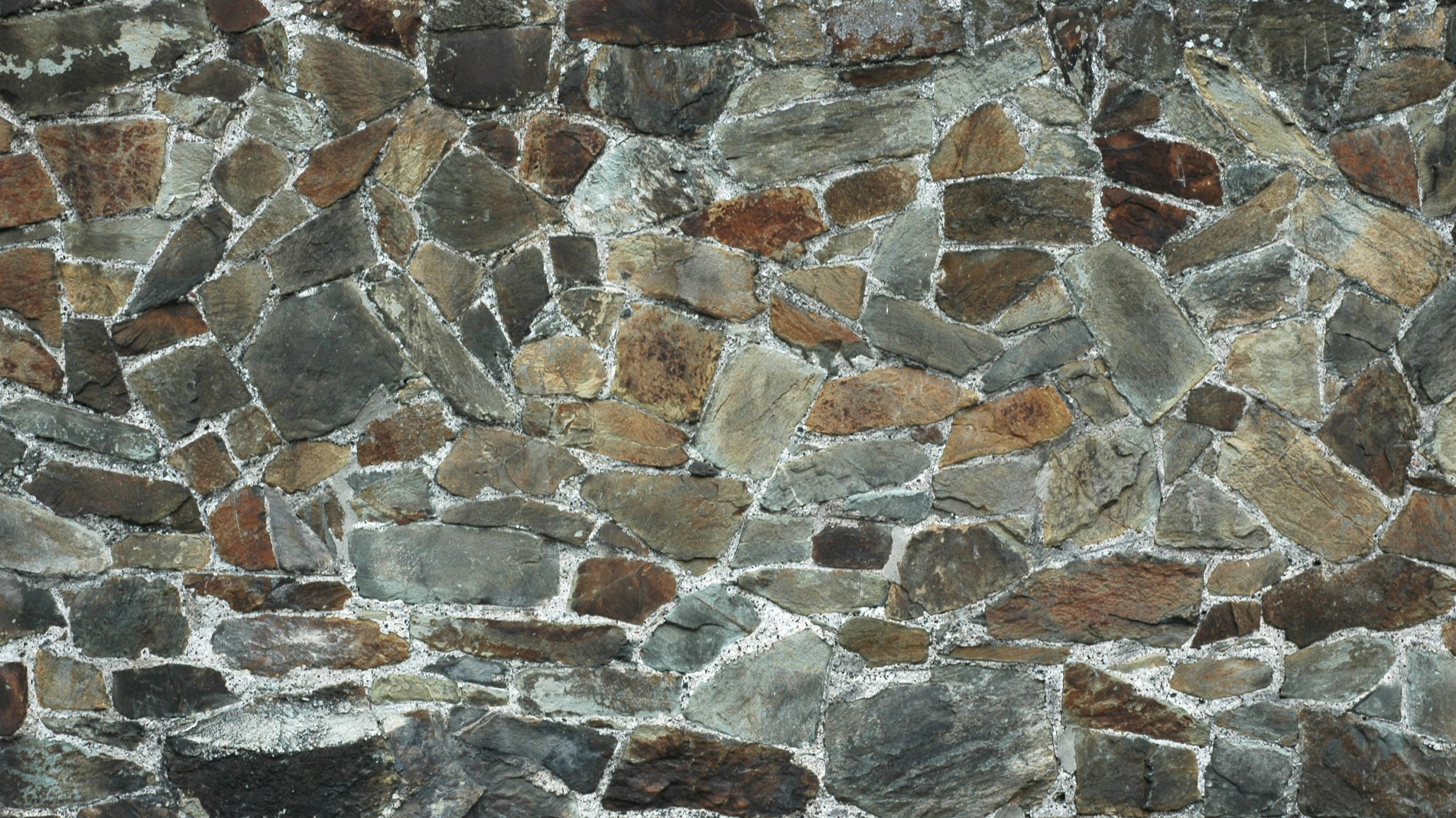 Обои каменная стена, кирпич, кирпичная кладка, стена, рок в разрешении 2560x1440