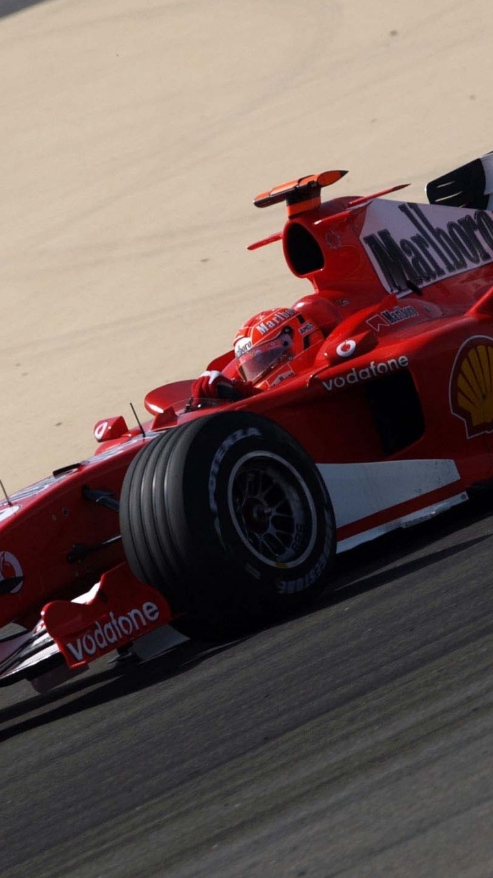 Обои Феррари F2005, Формула 1, формула один автомобиль, скудерия Феррари, авто в разрешении 720x1280