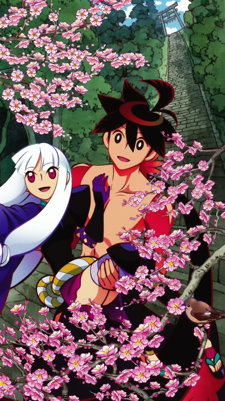 Обои иллюстрация, весна, Флора, дерево в разрешении 720x1280